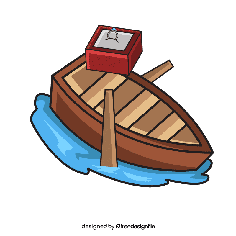 Proposal In The Lake clipart