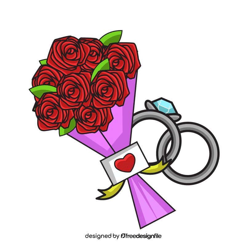 Proposal With Flower clipart