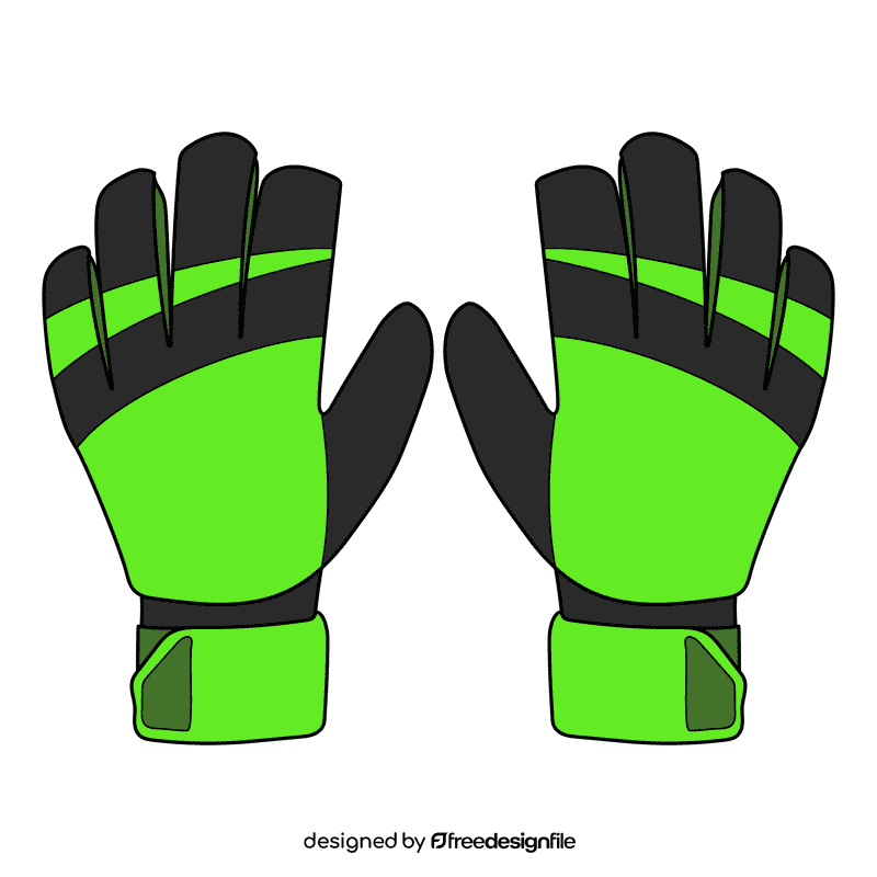 Soccer Goal Post Glove clipart
