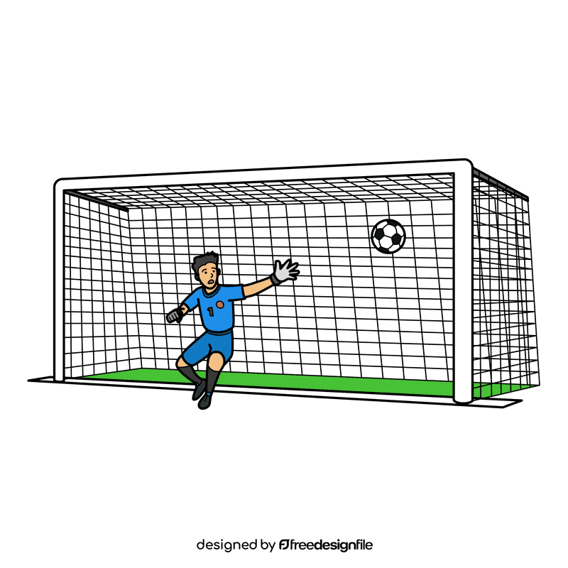 Soccer Goal Post Goal clipart