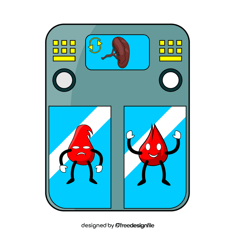 Spleen recycled damage blood clipart