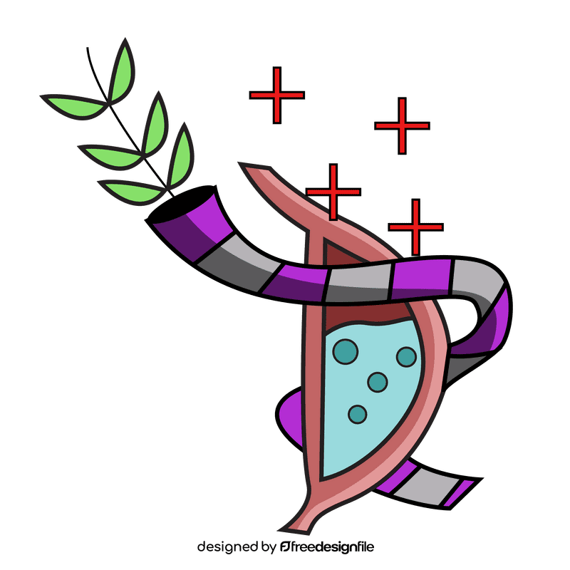 Stomach absorb foods nutrients clipart