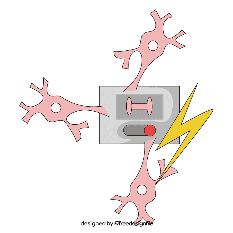 Thyroid activate nervous system clipart