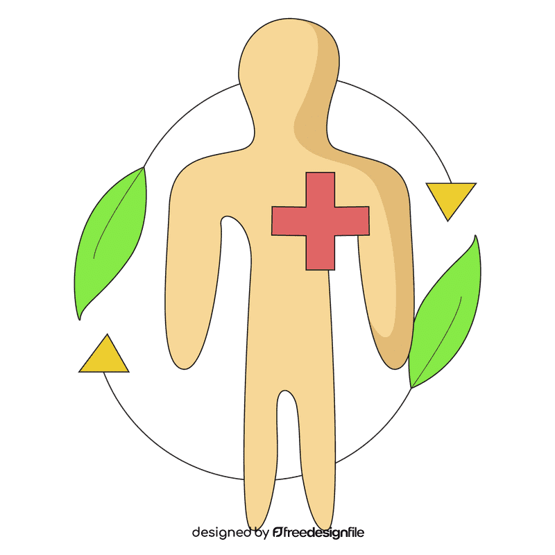 Thyroid body metabolism clipart