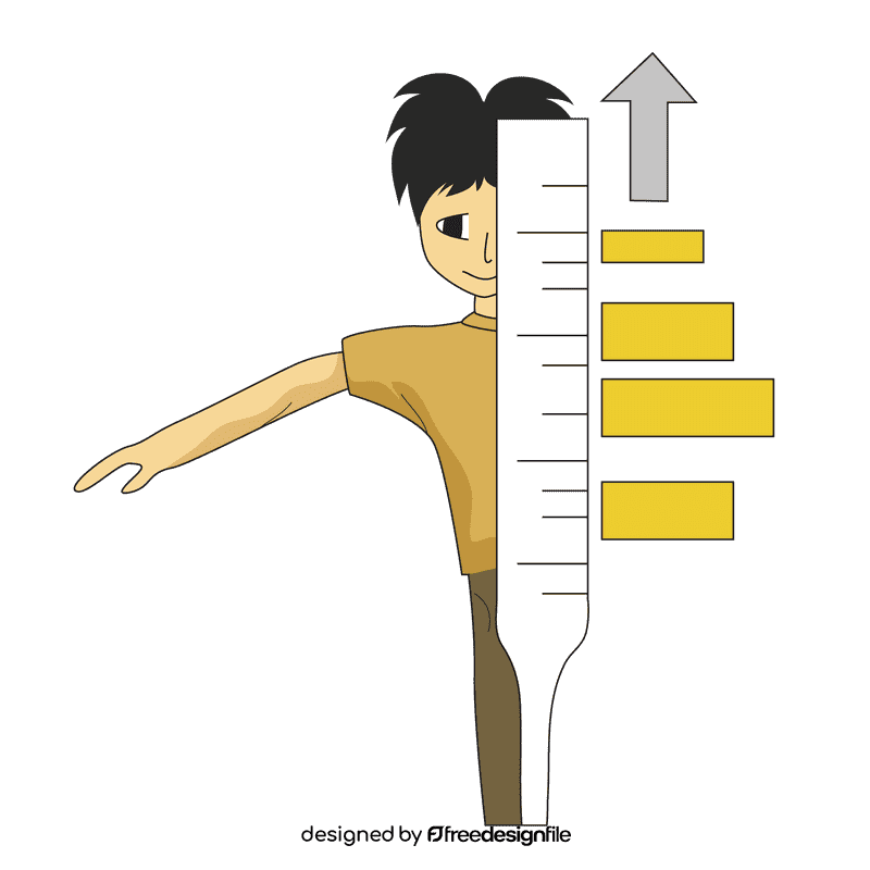 Thyroid temperature body control clipart