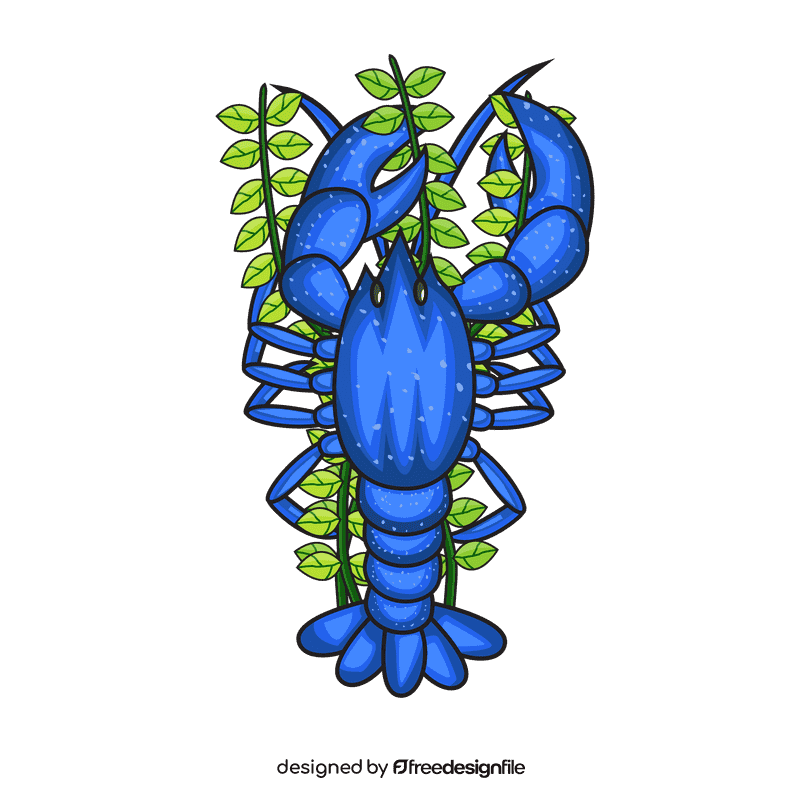 Lobster Blue Rare clipart