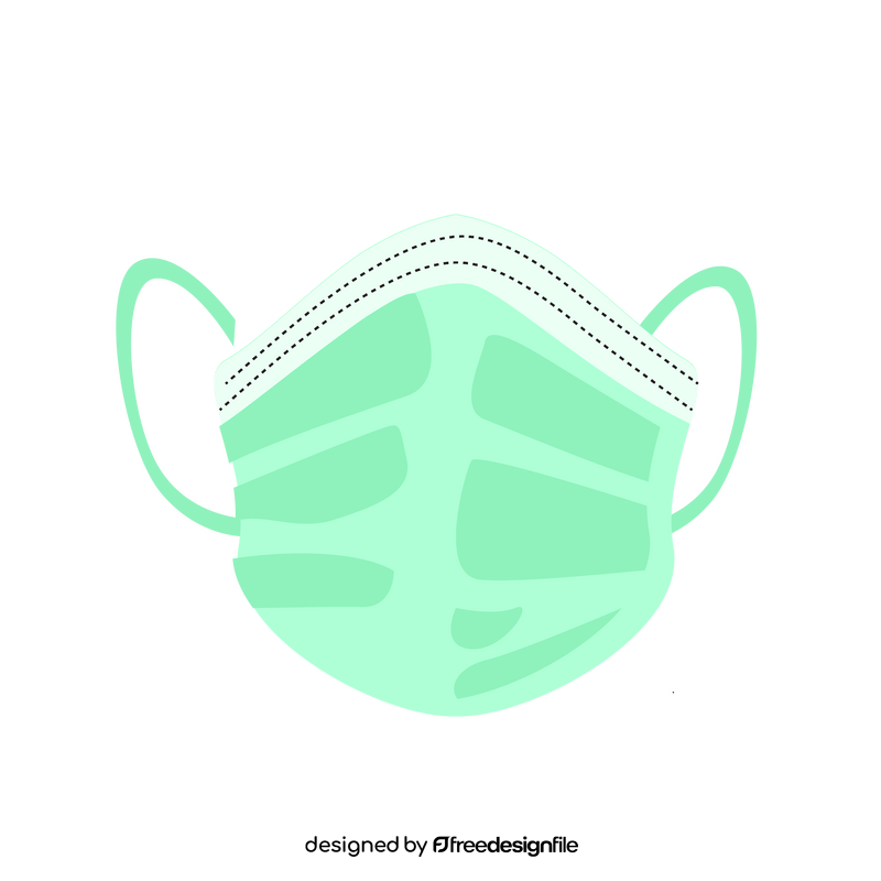 Surgical mask clipart