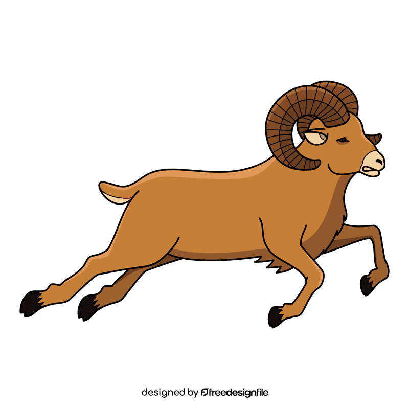 Ram Running clipart