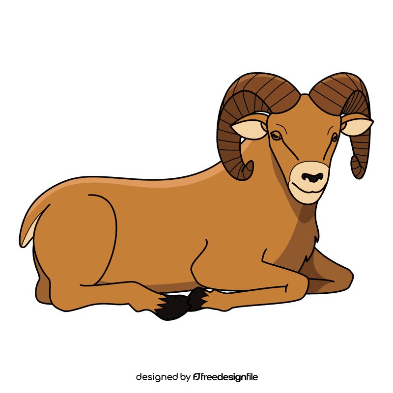 Ram Sitting clipart
