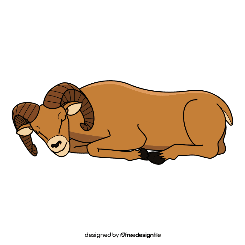 Ram Sleeping clipart
