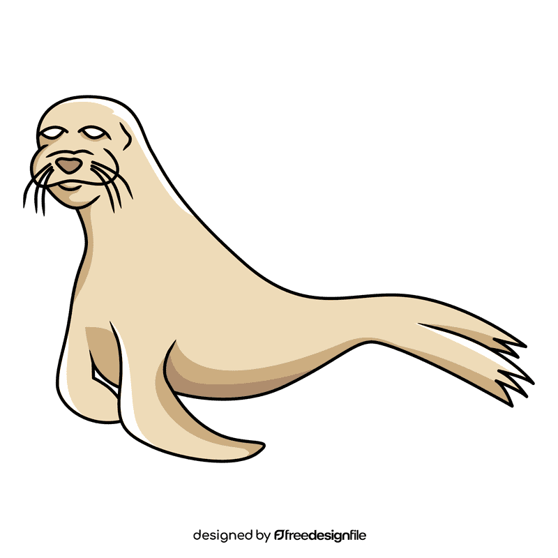 Sealion standby clipart