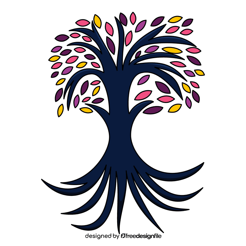 Tree Of Life Blue Tree clipart