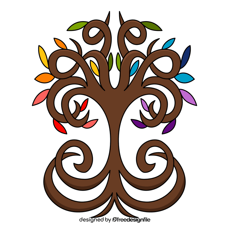 Tree Of Life colorful clipart