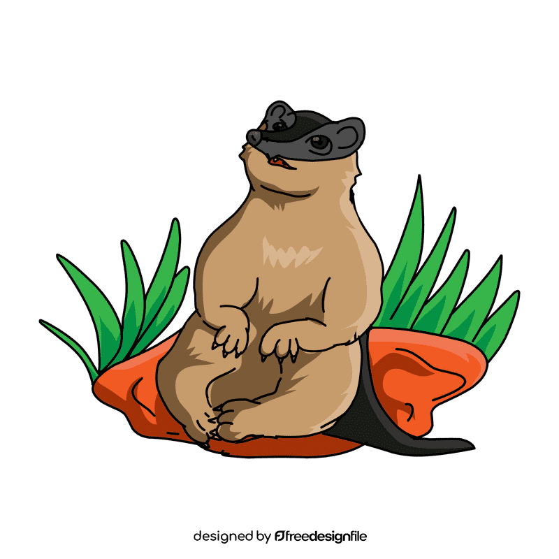 Badger Rest clipart