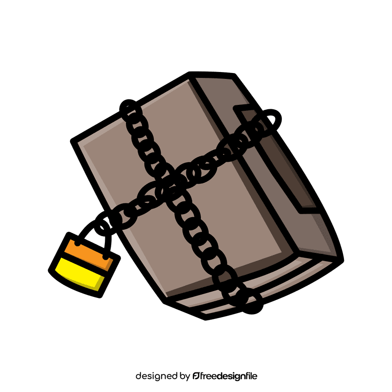 Binder Locked clipart