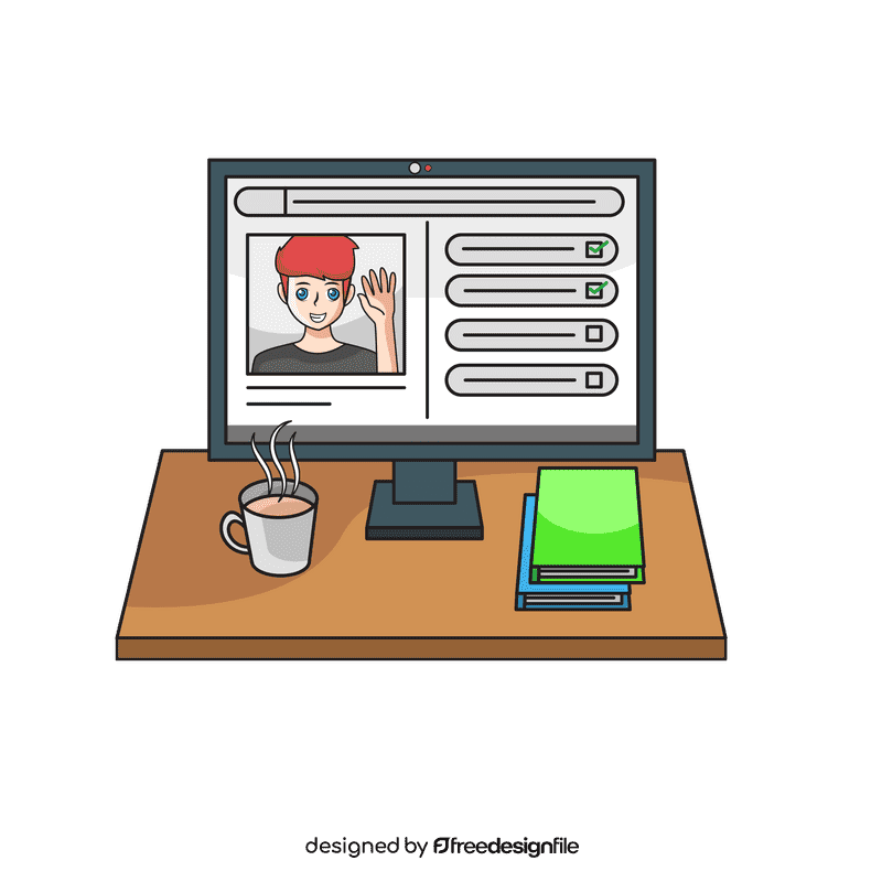 Book Club Virtual clipart