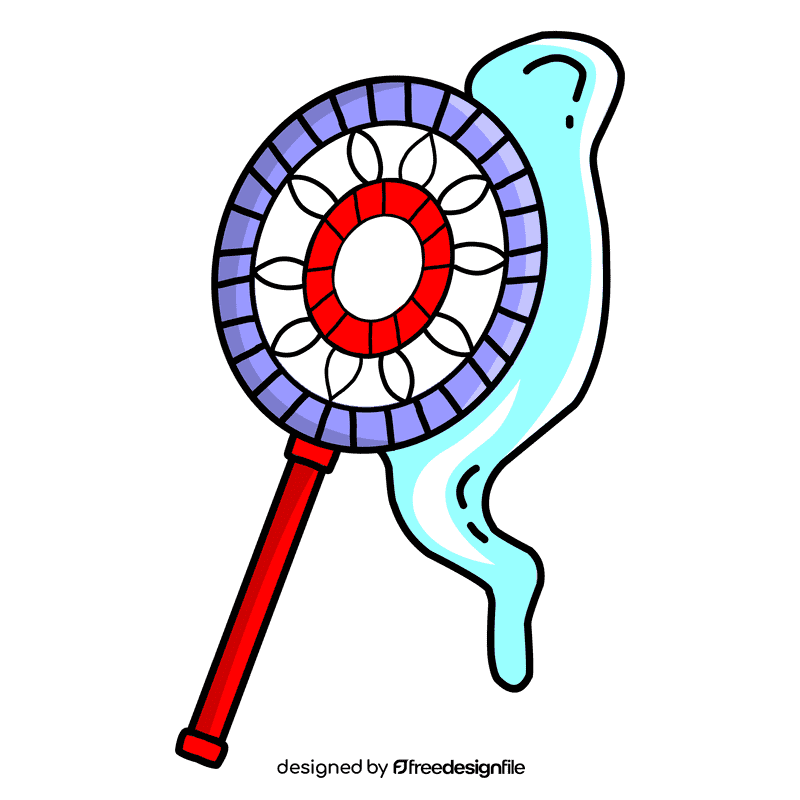 Bubble Wand Oval clipart