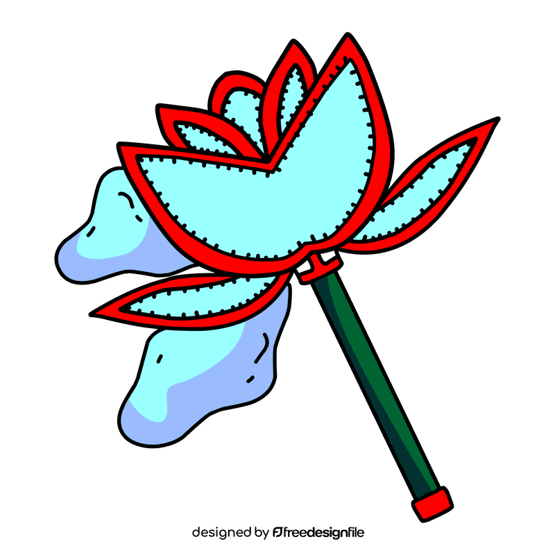 Bubble Wand Rose clipart