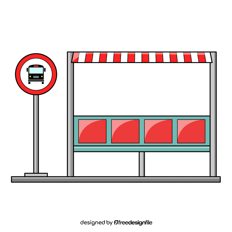 Bus Stop Bus Stand clipart