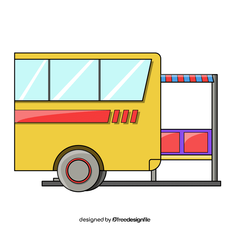 Bus Stop Leaving clipart