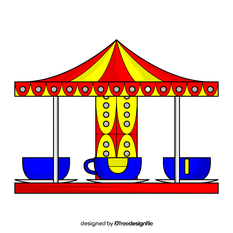 Carousel Tea Cup clipart