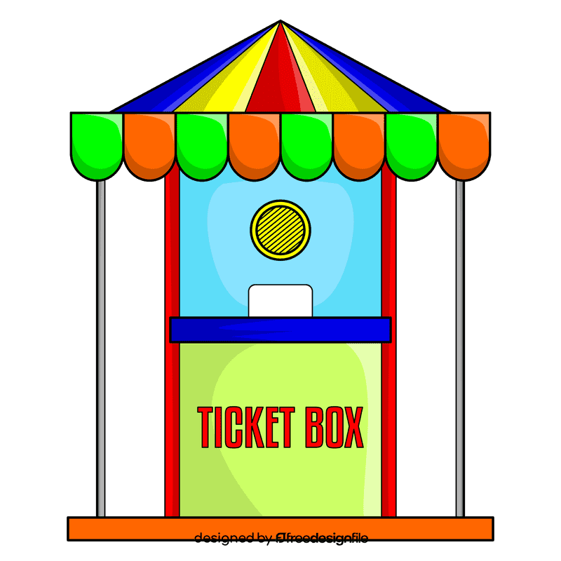 Carousel Ticket Box clipart