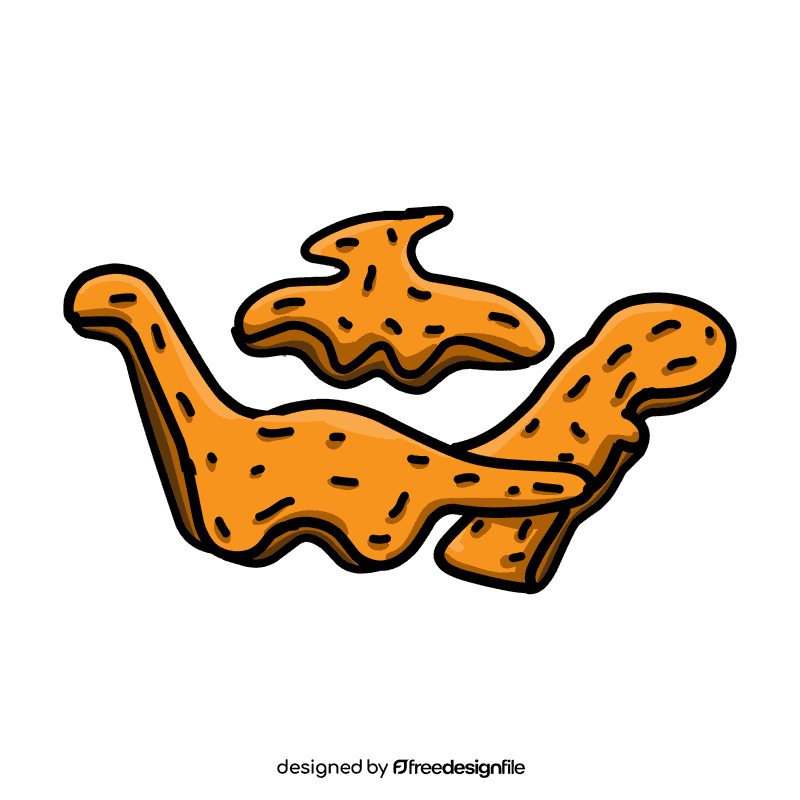 Chicken Nugget Dino clipart