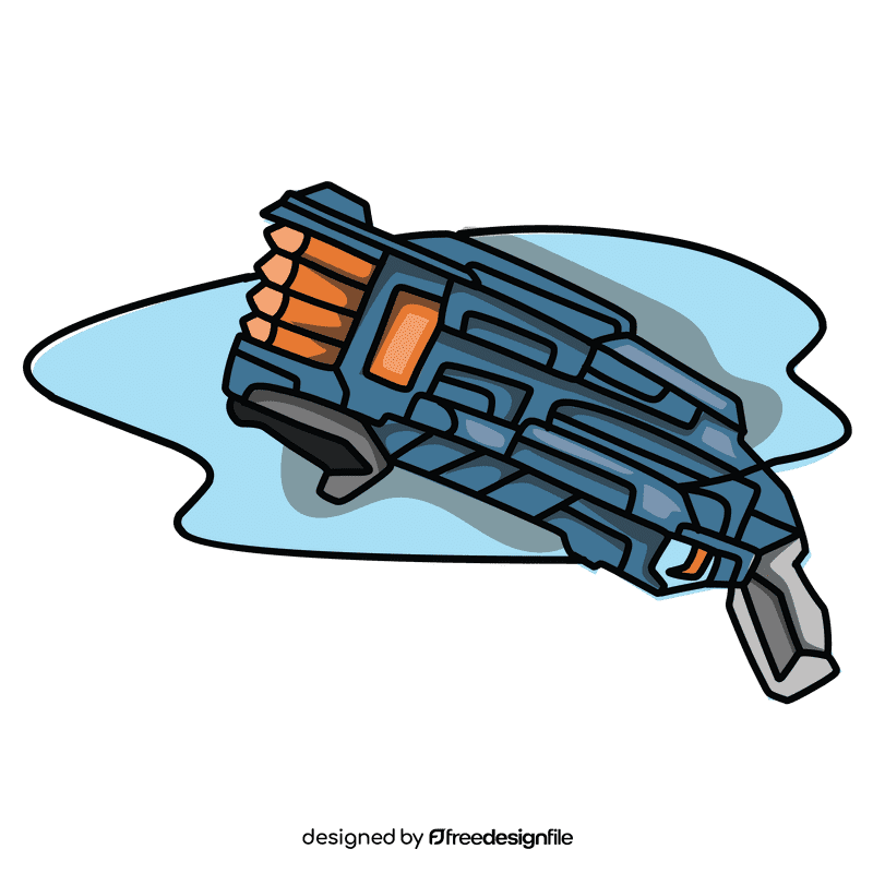 Nerf gun elite warden clipart