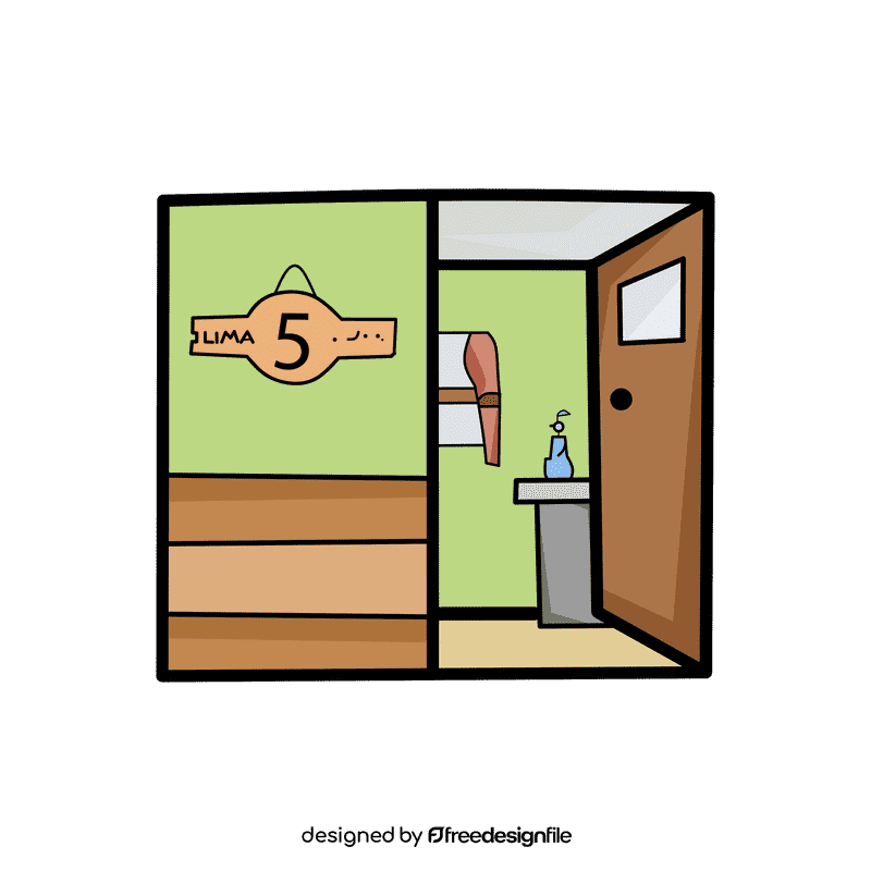 Open door Classroom clipart