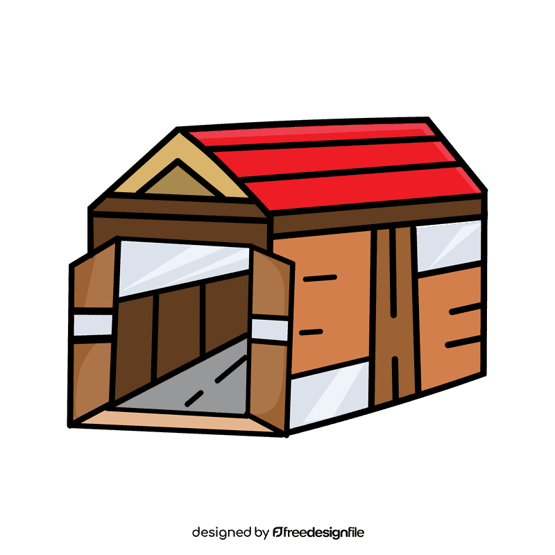 Open door Farm clipart