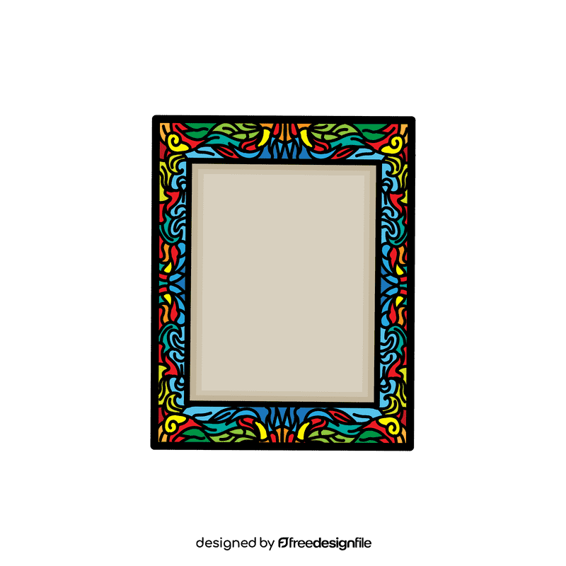 Photo Frame Flora clipart