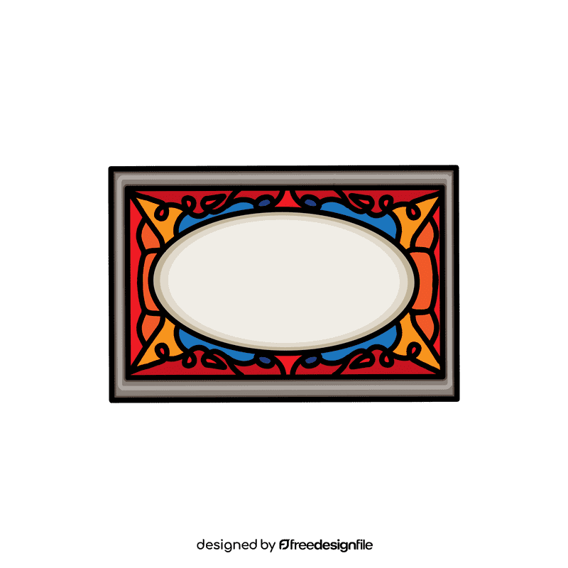Photo Frame Swirl clipart
