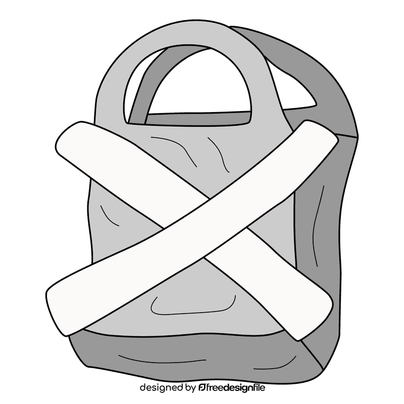 Plastic Bag Dont Use clipart