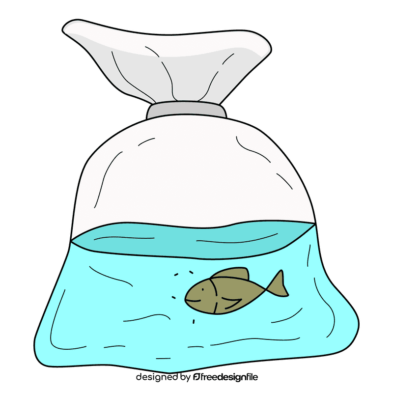 Plastic Bag Water Use clipart