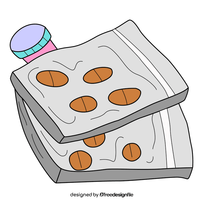 Plastic Bag Zipped clipart