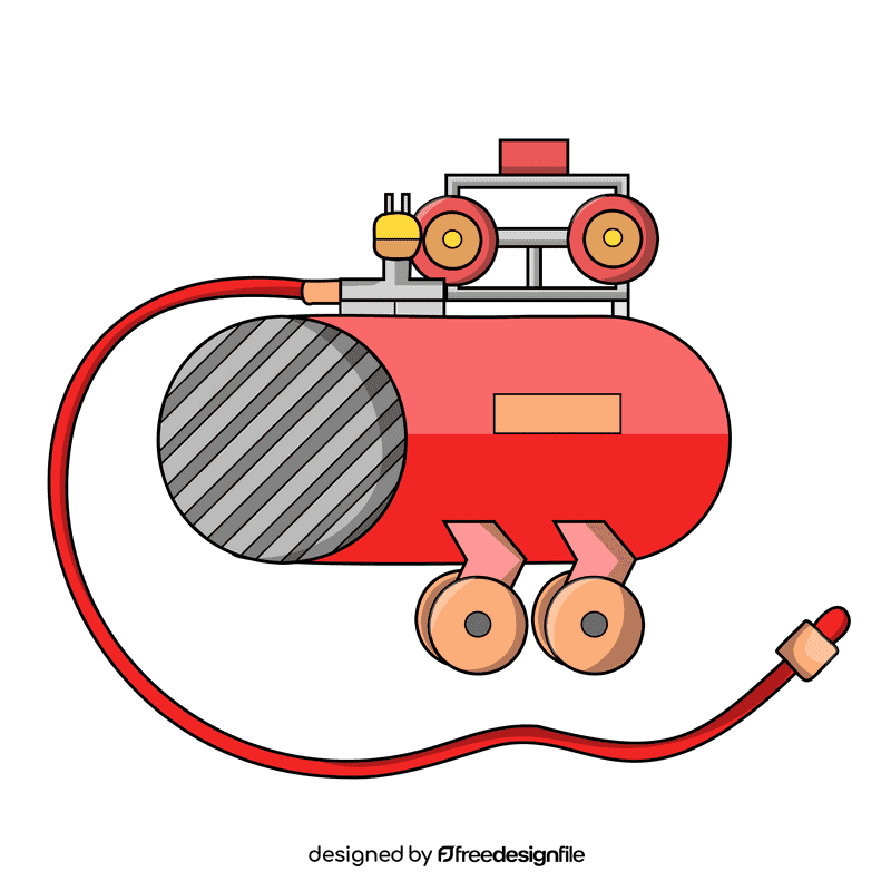 Pressure washer air compressor clipart