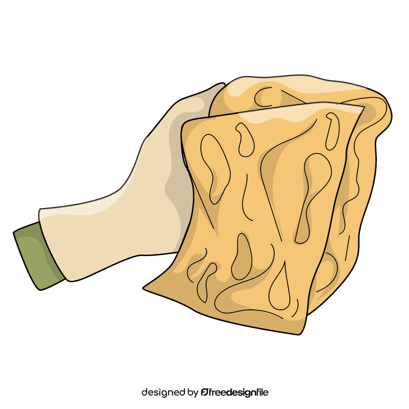 Pressure washer chamois clipart