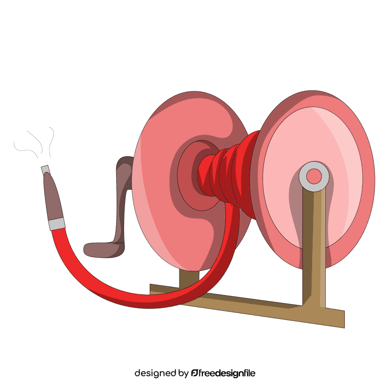 Pressure washer hose reels clipart