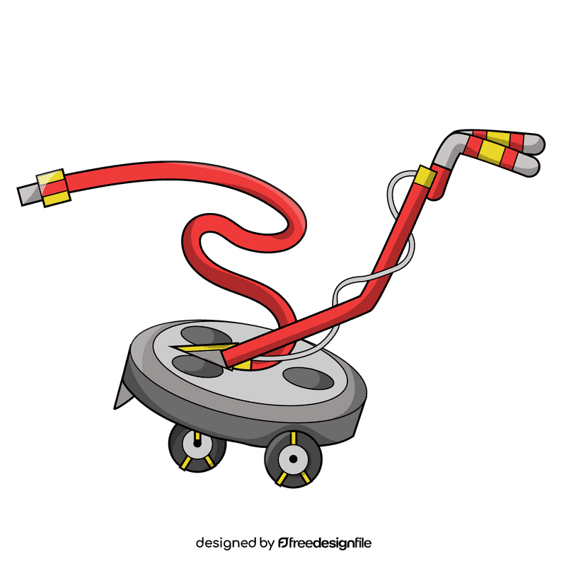 Pressure washer surface cleaner clipart