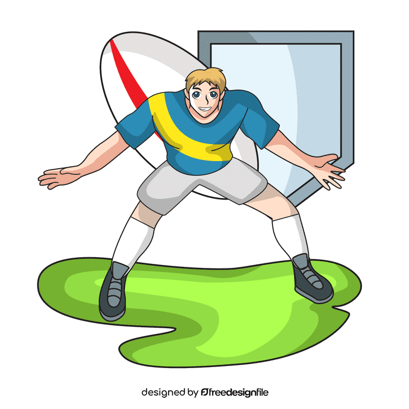 Rugby Defense clipart