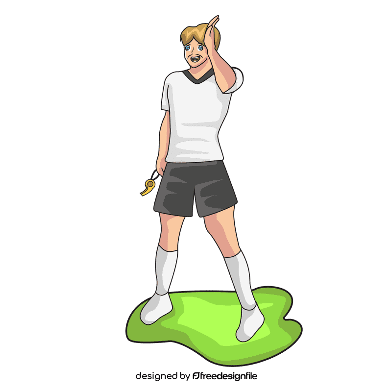 Rugby Referee clipart