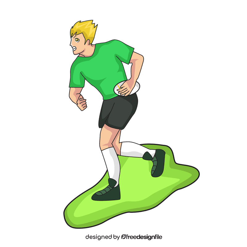 Rugby Save Ball clipart