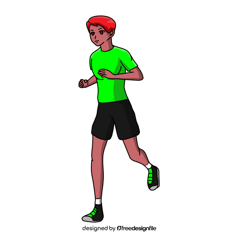 Runner Slow clipart