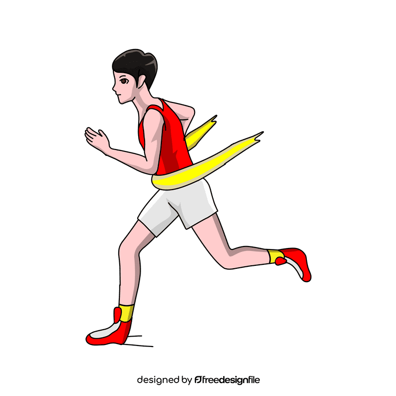 Runner Winner clipart