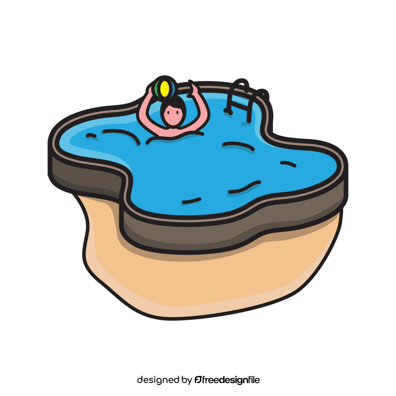 Swimming pool Ball clipart