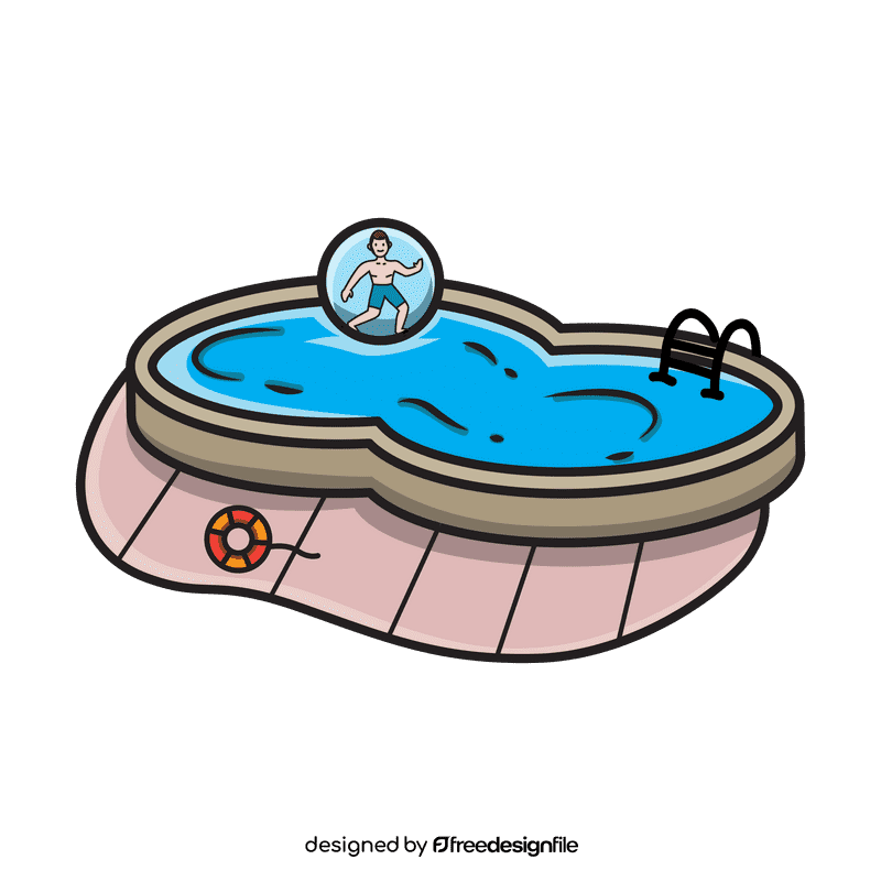 Swimming pool Bubble clipart