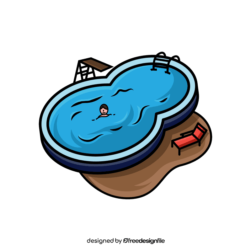 Swimming pool Stay clipart