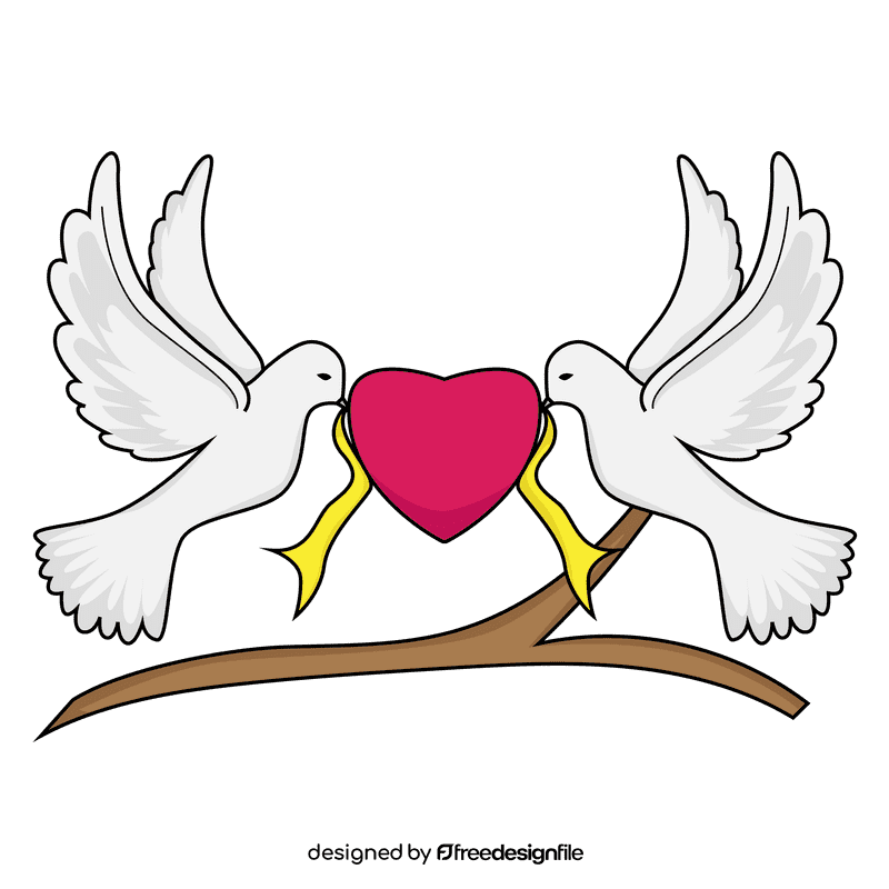 Love dove clipart