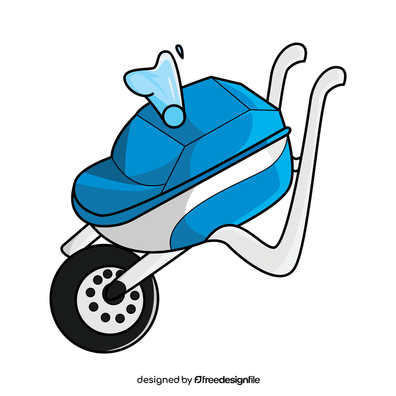 Wheelbarrow water clipart