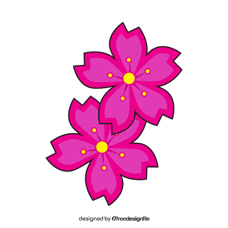 Cherry blossom Flowers clipart